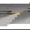 Mexen Hades fürdőszobai radiátor 800 x 400 mm, 253 W, arany - W104-0800-400-00-50