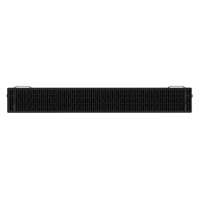 Mexen Flat CF33 radiator de tip placă 300 x 1300 mm, conectare laterală, 1612 W, negru - W433F-030-130-70