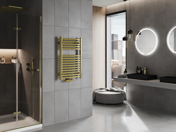 Mexen Hades radiator de baie 800 x 500 mm, 305 W, auriu - W104-0800-500-00-50