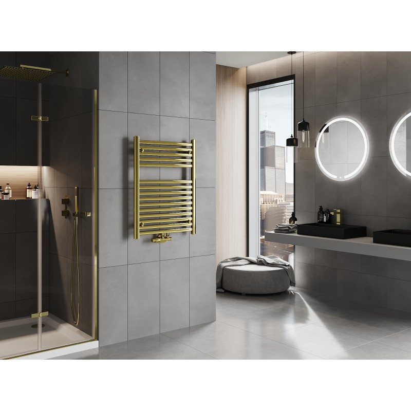 Mexen Hades radiator de baie 800 x 600 mm, 357 W, auriu - W104-0800-600-00-50