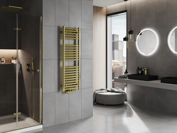 Mexen Hades calorifer baie 1200 x 400 mm, 373 W, auriu - W104-1200-400-00-50