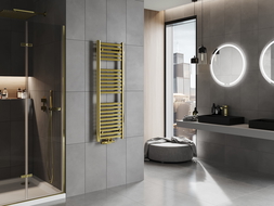 Mexen Hades radiator de baie 1200 x 400 mm, 373 W, auriu - W104-1200-400-00-50