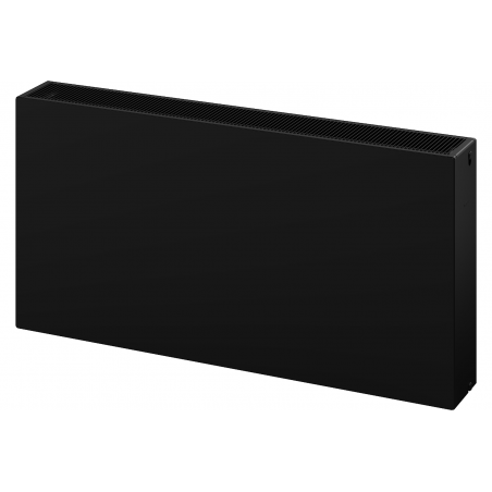 Mexen Flat CF33 radiátor 600 x 1100 mm, oldalsó csatlakozás, 2421 W, fekete - W433F-060-110-70