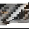 Mexen Hades fürdőszobai radiátor 1500 x 400 mm, 583 W, antracit - W104-1500-400-00-66