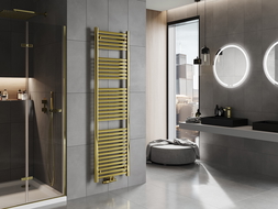 Mexen Hades fürdőszobai radiátor 1800 x 500 mm, 675 W, arany - W104-1800-500-00-50
