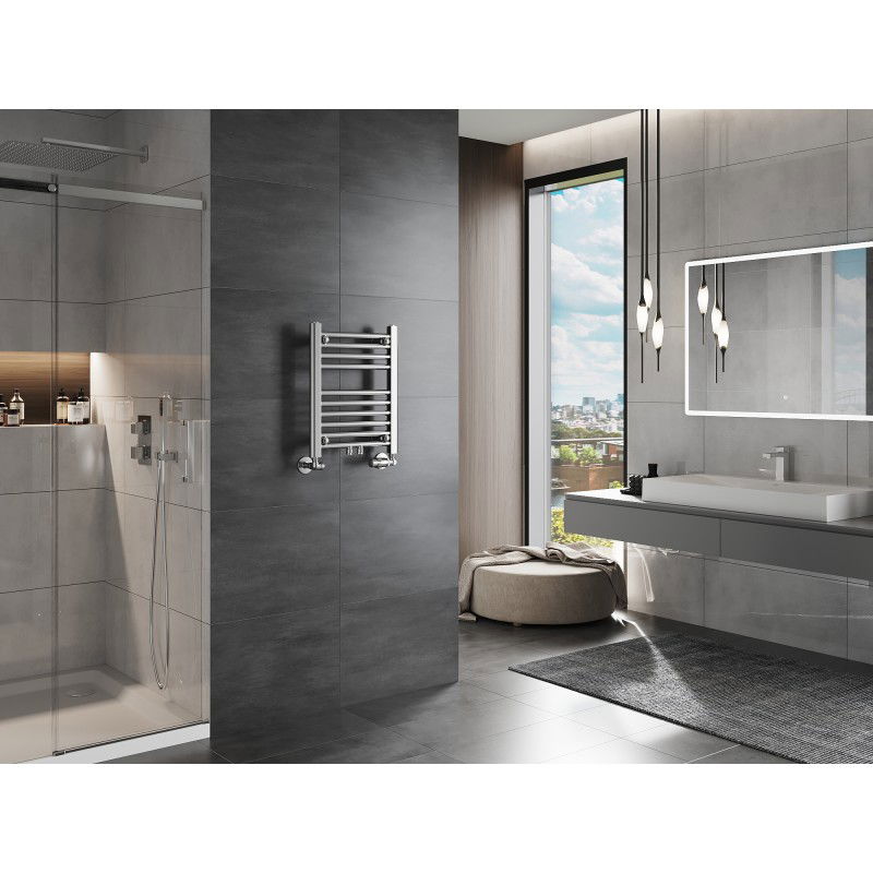 Mexen Mars calorifer de baie 500 x 400 mm, 141 W, crom - W110-0500-400-00-01