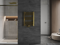 Mexen Mars grătar de baie 700 x 500 mm, 224 W, auriu - W110-0700-500-00-50