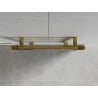 Mexen Mars grătar de baie 700 x 500 mm, 224 W, auriu - W110-0700-500-00-50