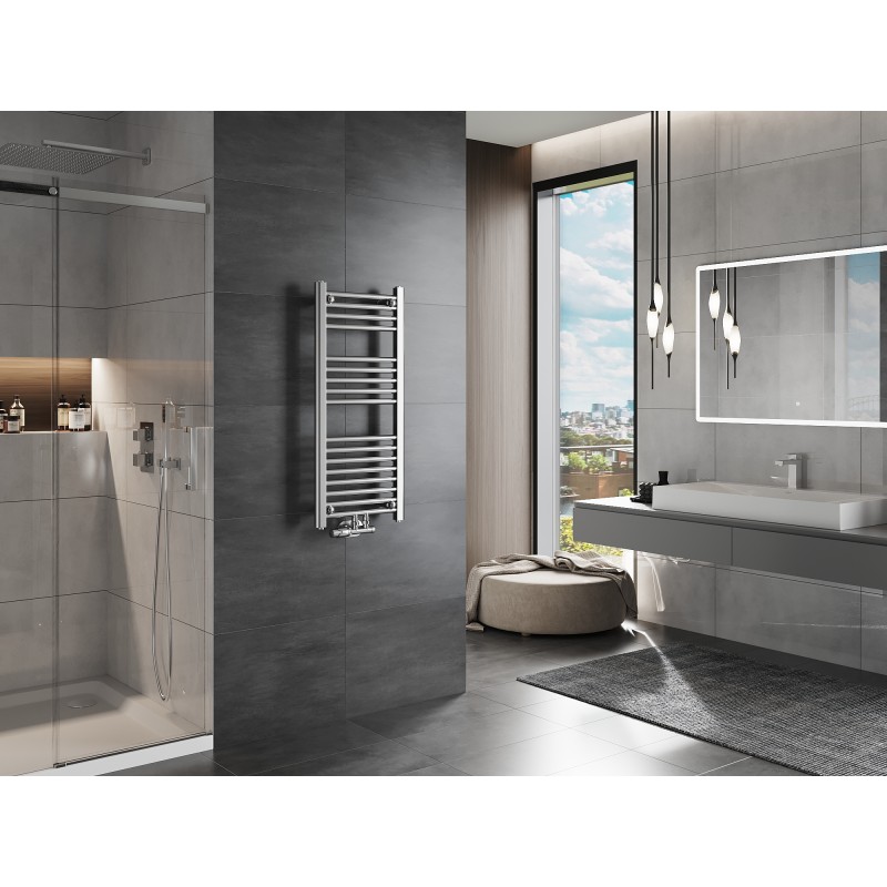 Mexen Mars radiator de baie 900 x 400 mm, 244 W, crom - W110-0900-400-00-01