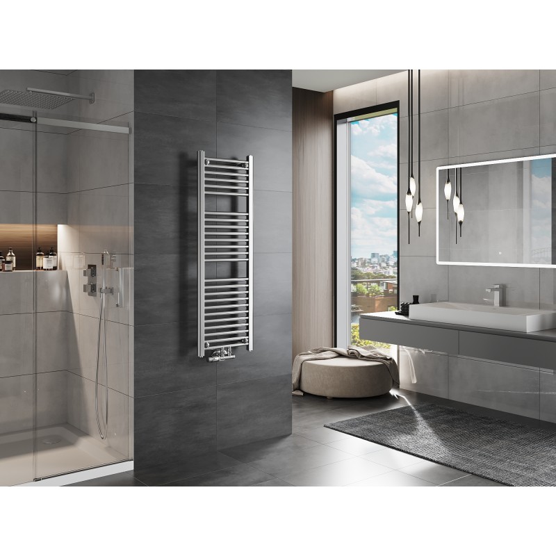 Mexen Mars radiator pentru baie 1200 x 400 mm, 346 W, crom - W110-1200-400-00-01