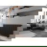 Mexen CV21 radiator de perete 500 x 2200 mm, conexiune inferioară, 2437 W, negru - W621-050-220-70