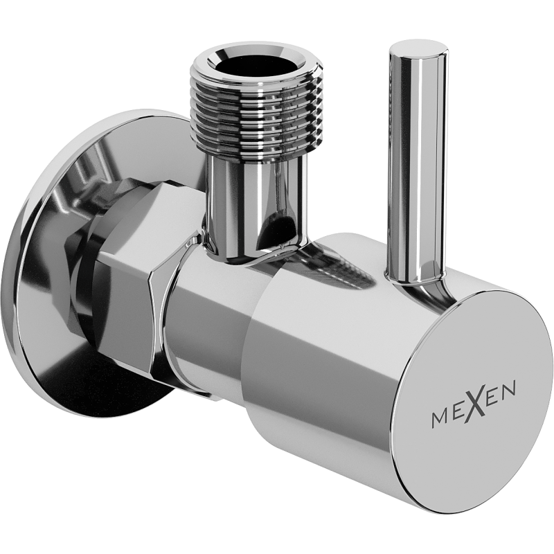 Mexen R1 sarokszelep csaptelephez 1/2"x3/8", króm - 79970-00