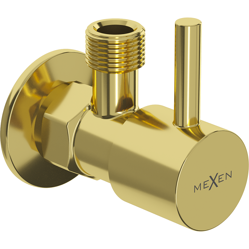 Mexen R1 ventil unghiular pentru baterie 1/2"x3/8", auriu - 79970-50