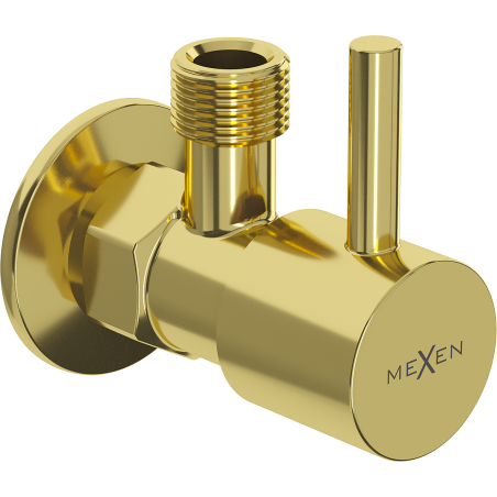 Mexen R1 vană de colț pentru baterie 1/2"x3/8", auriu - 79970-50