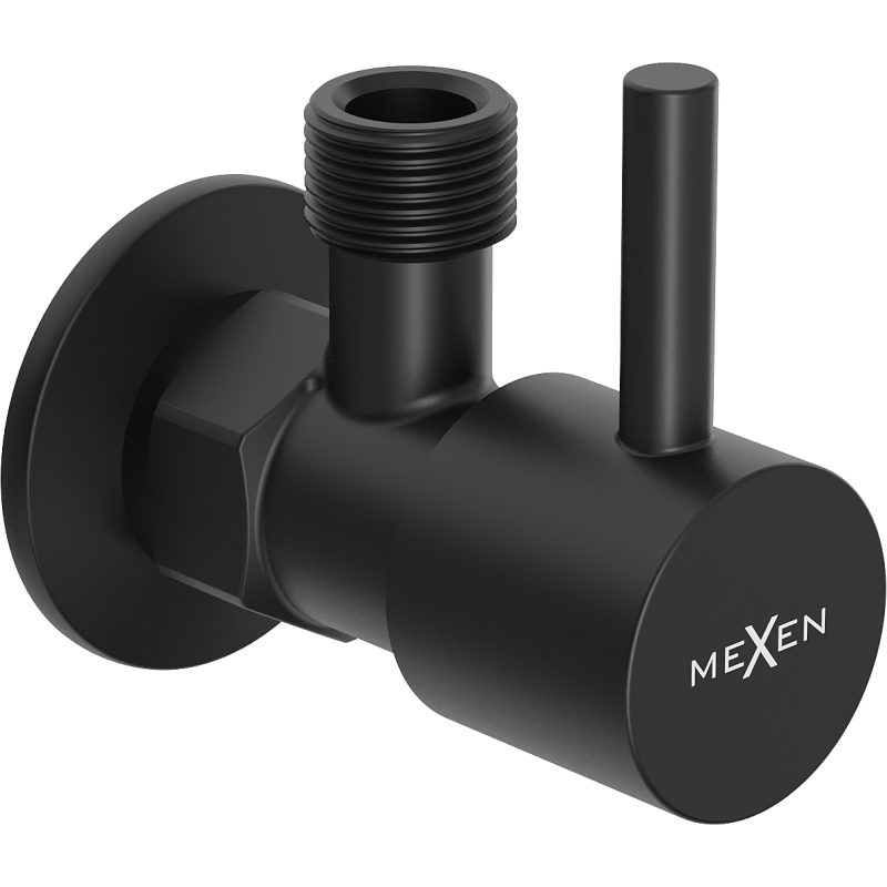 Mexen R1 ventil de colț pentru baterie 1/2"x3/8", negru - 79970-70
