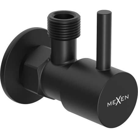 Mexen R1 robinet unghiular pentru baterie 1/2"x3/8", negru - 79970-70