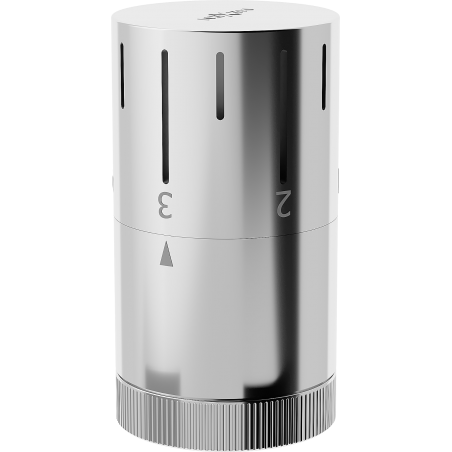 Mexen Uni-Term cap termostatic pentru radiator, crom - W908-005-01