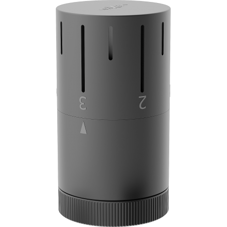 Mexen Uni-Term cap termostatic pentru radiator, antracit - W908-005-66