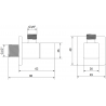 Mexen S robinet colțar pentru baterie 1/2"x3/8", crom - 79971-00