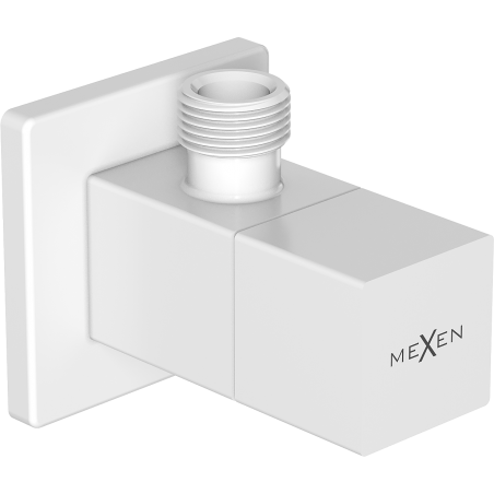 Mexen S supapă unghiulară pentru robinet 1/2"x3/8", alb - 79971-20