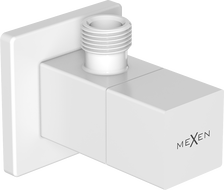 Mexen S supapă unghiulară pentru robinet 1/2"x3/8", alb - 79971-20