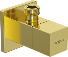 Mexen S robinet unghiular pentru baterii 1/2"x3/8", auriu - 79971-50