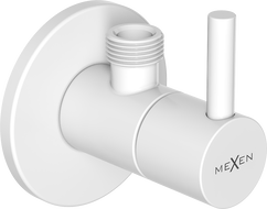 Mexen R2 supapă de colț pentru baterie 1/2"x3/8", alb - 79972-20