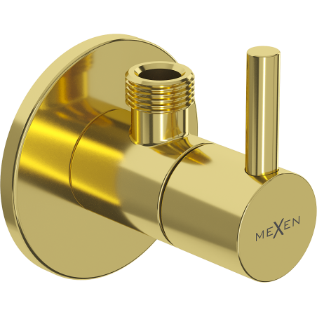 Mexen R2 robinet unghiular pentru baterie 1/2"x3/8", auriu - 79972-50