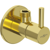 Mexen R2 ventil unghiular pentru baterie 1/2"x3/8", auriu - 79972-50