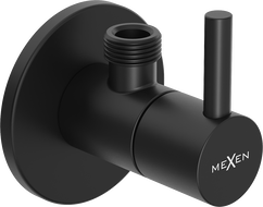 Mexen R2 sarokszelep csaptelephez 1/2"x3/8", fekete - 79972-70