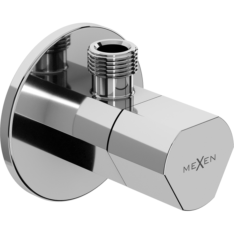 Mexen T szögletes szelep csaptelephez 1/2"x3/8", króm - 79973-00