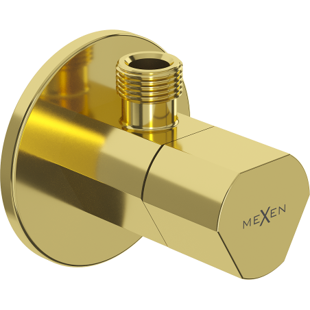 Mexen T sarokszelep csaptelephez 1/2"x3/8", arany - 79973-50