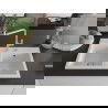 Mexen Hektor chiuvetă din granit cu 2 camere 800 x 480 mm, alb, sifon crom - 6521802000-20