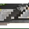 Mexen Hektor chiuvetă din granit cu 2 camere 800 x 480 mm, alb, sifon crom - 6521802000-20