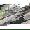 Mexen Hektor chiuvetă din granit cu 2 camere 800 x 480 mm, alb, sifon crom - 6521802000-20