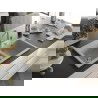 Mexen Hektor chiuvetă granit 2 compartimente 800 x 480 mm, bej, sifon crom - 6521802000-69