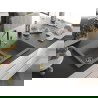 Mexen Hektor chiuvetă de granit 2 compartimente 800 x 480 mm, gri, sifon auriu - 6521802000-71-G