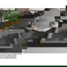 Mexen Hektor chiuvetă de granit 2 compartimente 800 x 480 mm, gri, sifon auriu - 6521802000-71-G