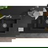 Mexen Hektor chiuvetă din granit cu 2 compartimente 800 x 480 mm, negru/metalic argintiu, sifon crom - 6521802000-73