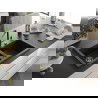 Chiuvetă granit Mexen Hektor cu 2 compartimente 800 x 480 mm, negru/argintiu metalizat, sifon auriu - 6521802000-73-G