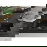 Mexen Hektor chiuvetă granit 2 compartimente 800 x 480 mm, negru/auriu metalizat, sifon crom - 6521802000-75