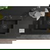 Mexen Hektor chiuvetă de bucătărie granit 2 compartimente 800 x 480 mm, negru/auriu metalic, sifon negru - 6521802000-75-B