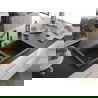 Mexen Hektor 2 rekeszes gránit mosogatótálca, 800 x 480 mm, fekete pöttyös, fekete szifon - 6521802000-76-B