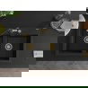 Mexen Hektor chiuvetă de bucătărie granit 2-compartimente 800 x 480 mm, negru, sifon auriu - 6521802000-77-G