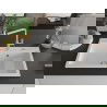 Mexen Omar chiuvetă din granit cu 1 compartiment 800 x 480 mm, alb, sifon cromat - 6520801005-20