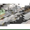 Mexen Omar chiuvetă granit 1-cameră 800 x 480 mm, albă, sifon auriu - 6520801005-20-G