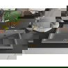 Chiuvetă granit Mexen Omar 1-cameră 800 x 480 mm, gri, sifon auriu - 6520801005-71-G