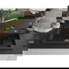 Mexen Omar gránit mosogató 1-medencés 800 x 480 mm, fekete/ezüst metál, króm szifon - 6520801005-73