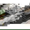 Mexen Omar chiuvetă de granit cu 1 compartiment 800 x 480 mm, negru/auriu metalizat, sifon crom - 6520801005-75