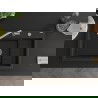Mexen Omar chiuvetă de granit cu 1 compartiment 800 x 480 mm, negru/auriu metalizat, sifon crom - 6520801005-75